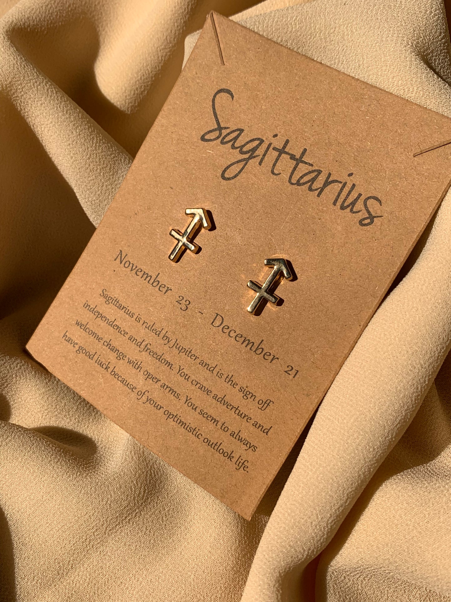 Zodiac Studs "Sagittarius"